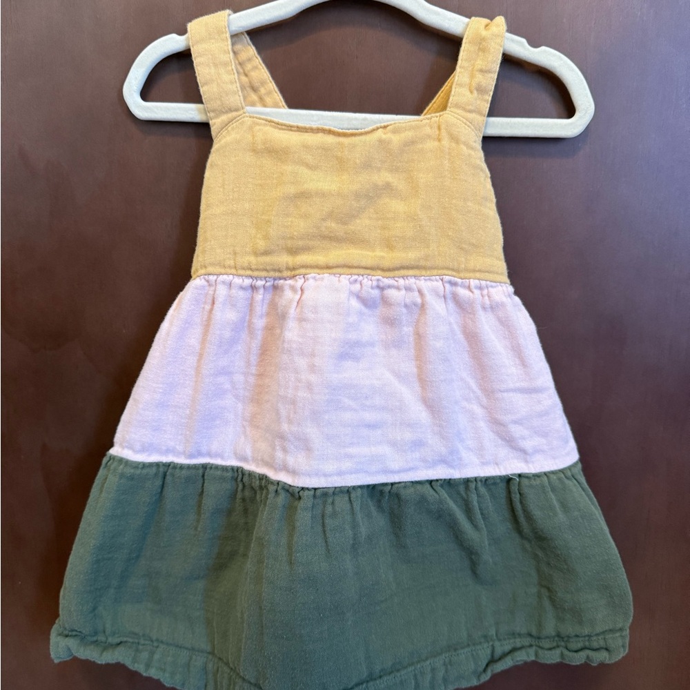 Hanna Andersson Color Blocked Dress